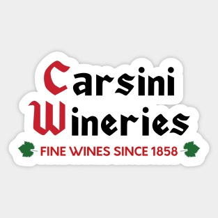 Columbo Carsini WIneries large print logo Sticker